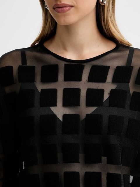 Liviana Conti sweter wełniany damskie kolor czarny lekki L5WA79