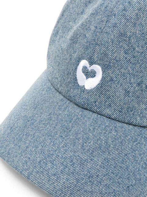 Maje heart cotton cap - Blue