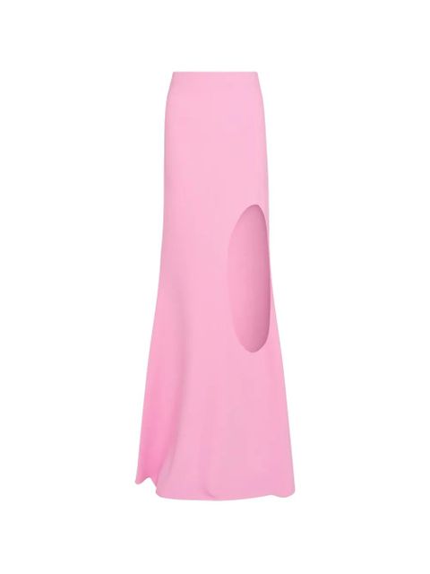 A.W.A.K.E. Mode cut-out flared maxi skirt - Pink - zdjęcie produktu nr 1