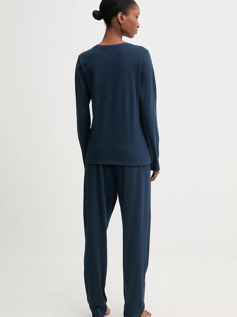 Fila piżama bawełniana damska kolor granatowy bawełniana FPW4217 - zdjęcie produktu nr 2