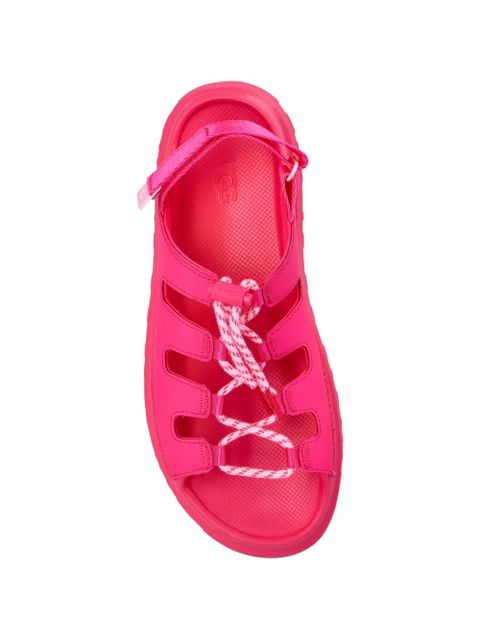 UGG GoldenGlow lace-up platform mules - Pink