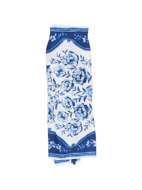 FARM Rio floral-print sarong - Blue - zdjęcie produktu nr 2