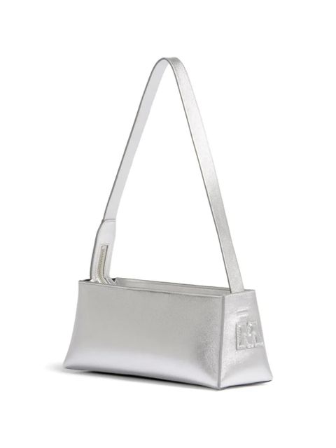 Marni embossed puffy leather shoulder bag - Silver