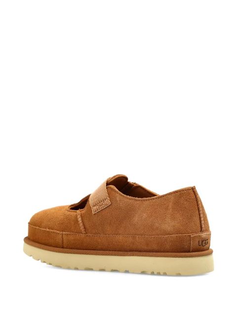 UGG Goldenstar Mary Jane strap detail loafers - Brown