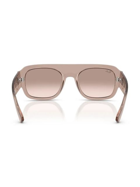 Ray-Ban okulary przeciwsłoneczne kolor beżowy 0RB2218