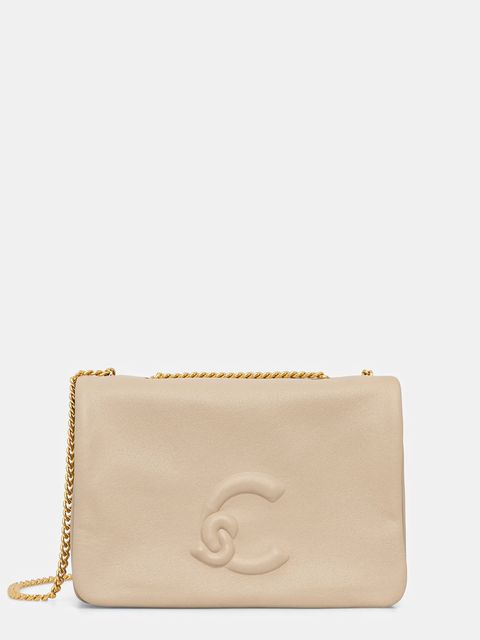 Coccinelle torebka skórzana DULSE kolor beżowy E5.SS5.52.01.01 - zdjęcie produktu nr 1