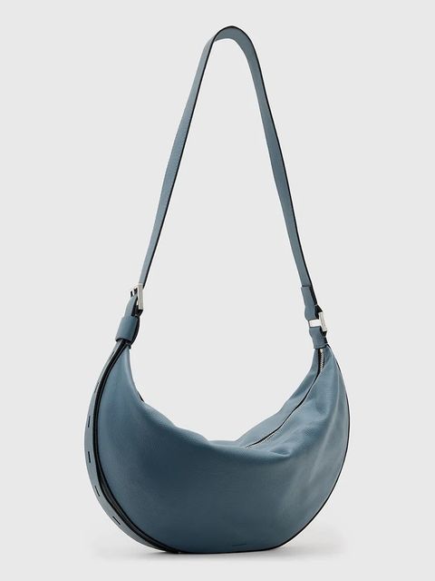 AllSaints torebka skórzana HALF MOON - zdjęcie produktu nr 2