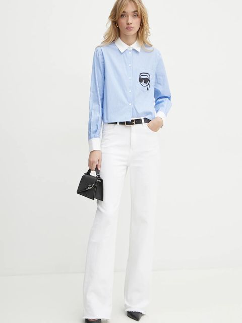 Karl Lagerfeld koszula bawełniana - zdjęcie produktu nr 1