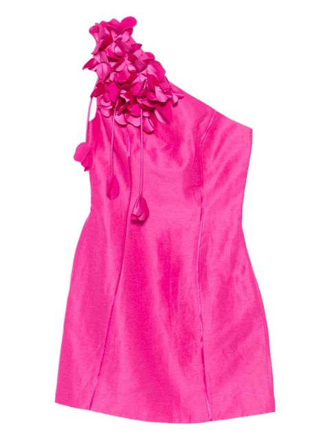 Aje floral-embellished one-shoulder mini dress - Pink - zdjęcie produktu nr 1