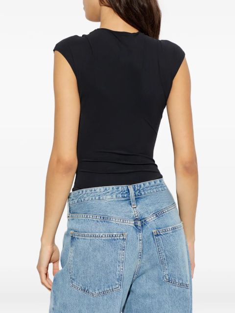 AGOLDE Nadia crew neck bodysuit - Black