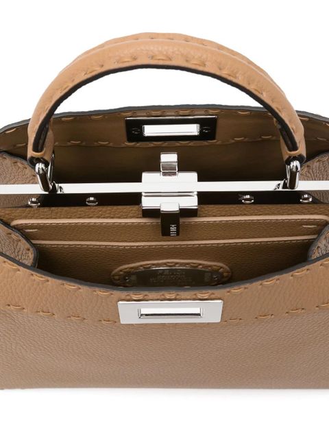 FENDI small Peekaboo ISeeU tote bag - Brown