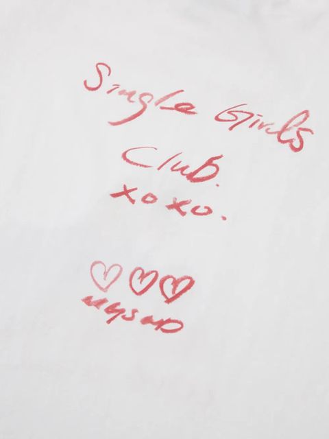 Marge Sherwood Peanuts Single Girls Club T-shirt - White