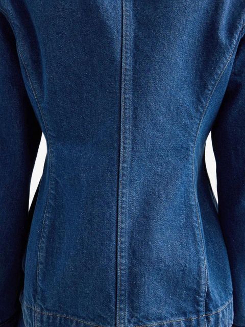 Jil Sander button denim jacket - Blue