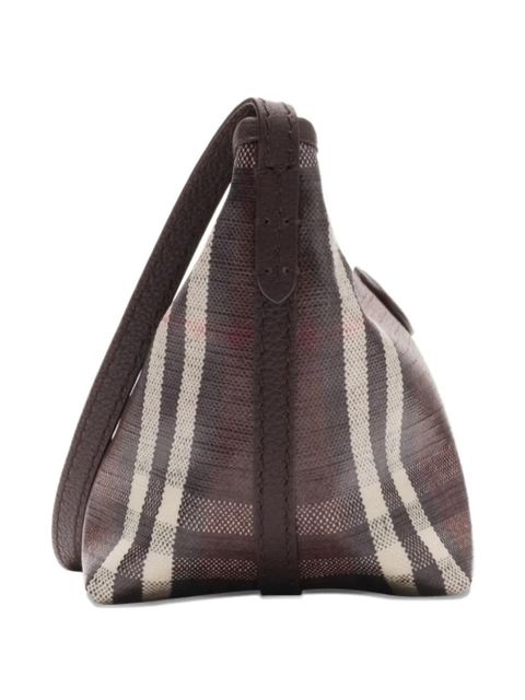 Burberry Highlands leather shoulder bag - Brown
