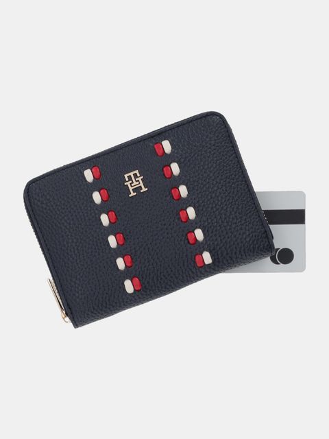 Tommy Hilfiger portfel damski kolor granatowy AW0AW18132 - zdjęcie produktu nr 2