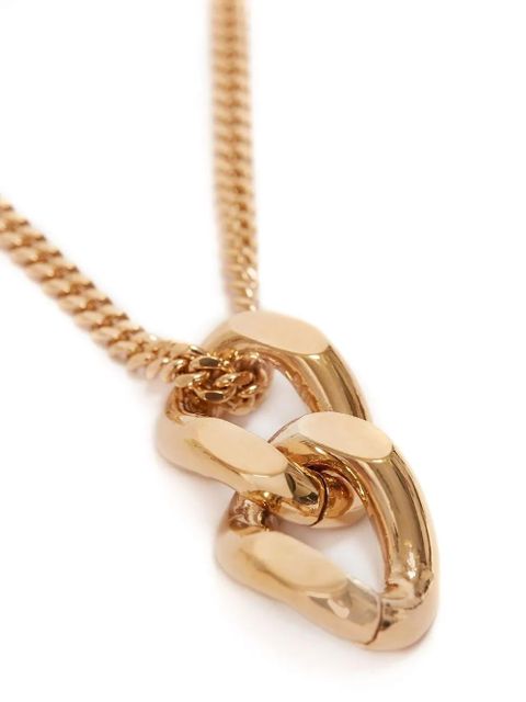 JW Anderson chain-link pendant necklace - Gold