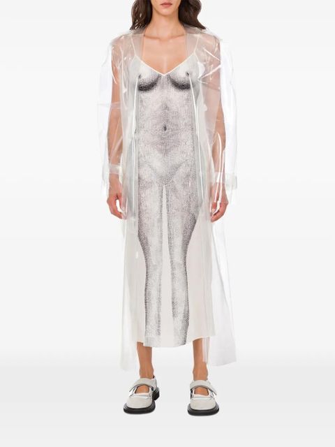 Moschino graphic-print slip dress - White - zdjęcie produktu nr 2