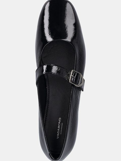 Vagabond Shoemakers baleriny skórzane JOLIN kolor czarny 5608-060-20