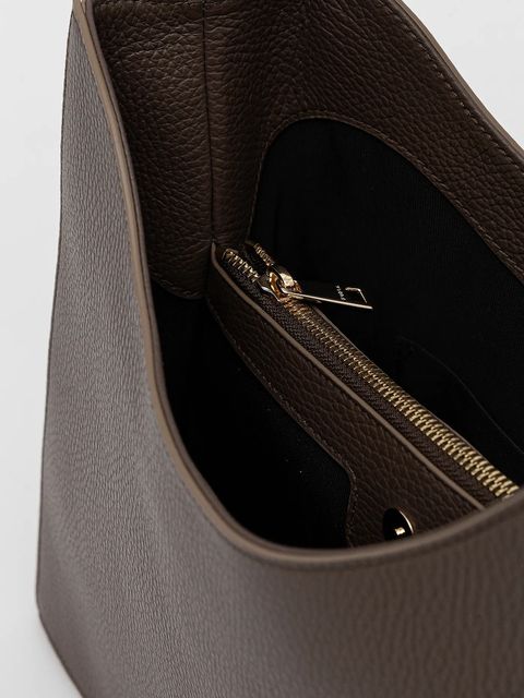 Furla torebka skórzana kolor brązowy WB01246.HSF000.2566S