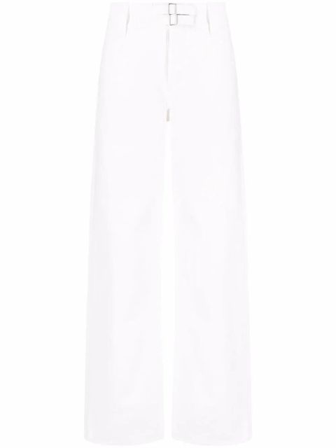 Jil Sander wide-leg denim jeans - White - zdjęcie produktu nr 1