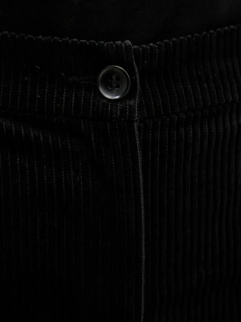 Sisley spodnie damskie kolor czarny proste high waist 49L0LF07U