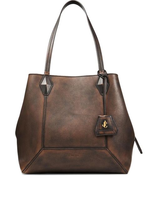 Jimmy Choo medium Diamond leather shoulder bag - Brown - zdjęcie produktu nr 1
