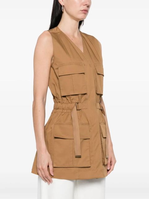Chloé cotton waistcoat - Brown