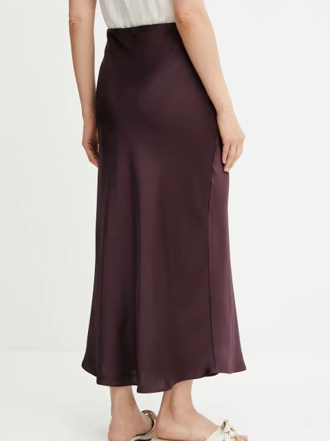 Marella spódnica Emme by Marella kolor czerwony maxi rozkloszowana 2515101022200