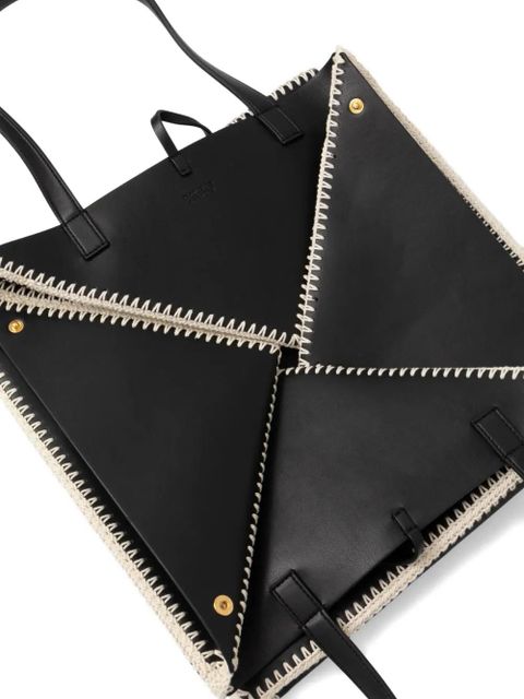 Nanushka The Origami tote bag - Black