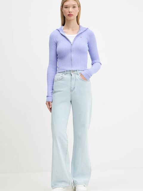 Tommy Jeans kardigan damski lekki DW0DW21673 - zdjęcie produktu nr 2