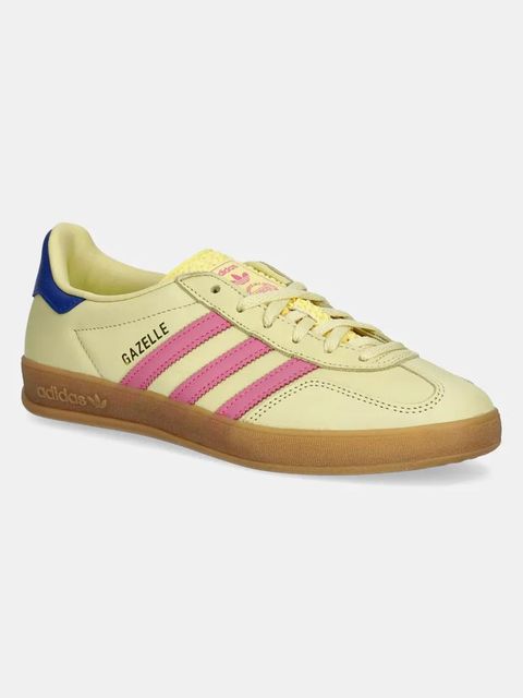 adidas Originals buty Gazelle Indoor damskie kolor żółty JI2719 - zdjęcie produktu nr 1