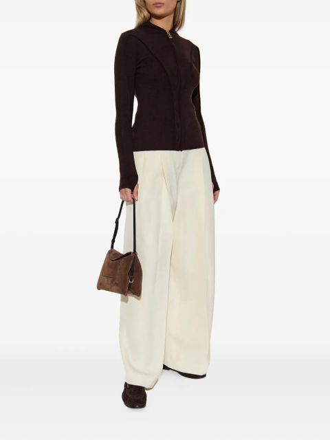 Victoria Beckham zip-up hoodie - Brown - zdjęcie produktu nr 2