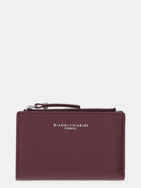 Gianni Chiarini portfel skórzany damski kolor bordowy PF.6003.GRN