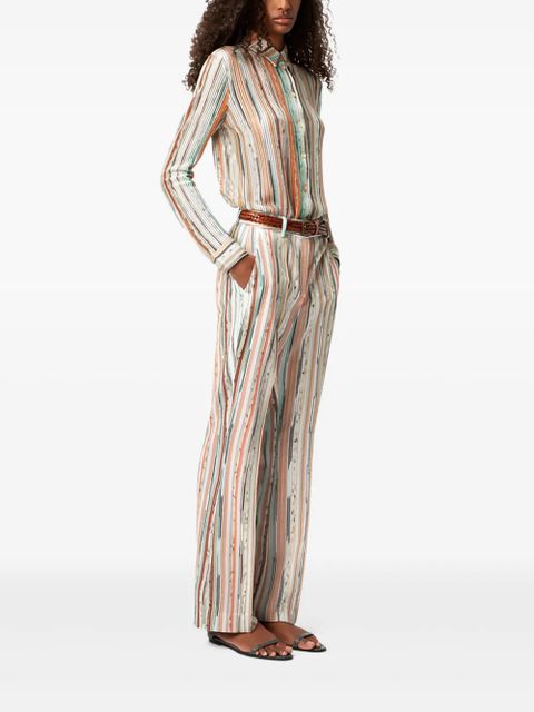 Missoni striped long-sleeve top - Neutrals