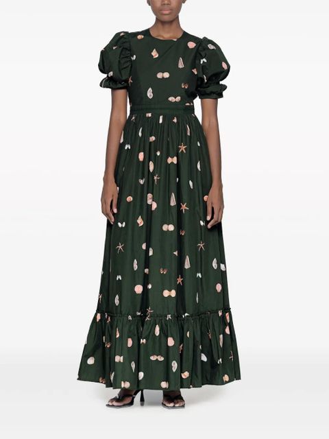 Agua By Agua Bendita Amapola Caracola maxi dress - Black - zdjęcie produktu nr 2