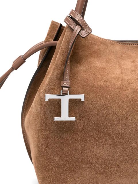 Tod's suede tote bag - Brown
