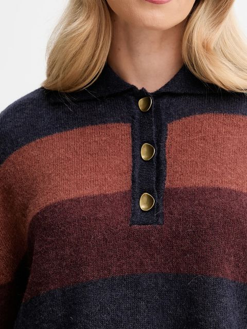 Sessun sweter z dodatkiem wełny