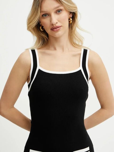 Morgan sukienka RMBIBI kolor czarny mini dopasowana RMBIBI