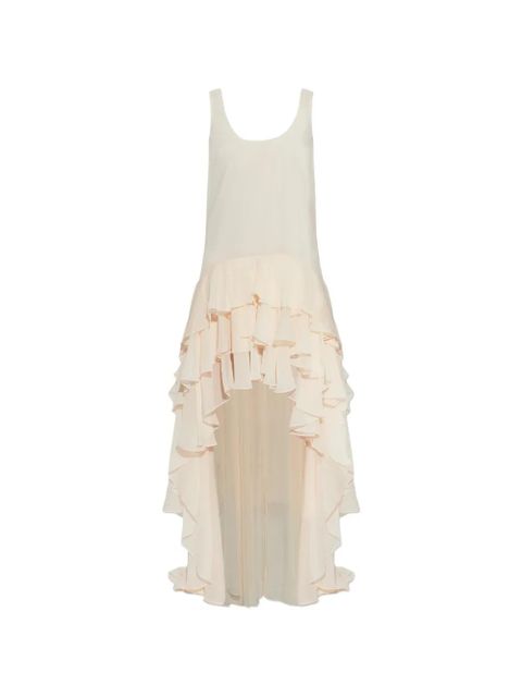 ROTATE BIRGER CHRISTENSEN ruffled high-low dress - Neutrals - zdjęcie produktu nr 1