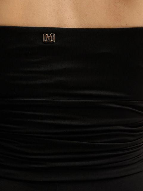 Marciano by Guess kombinezon OLIVIA kolor czarny z odkrytymi plecami 5BGD16 6259A