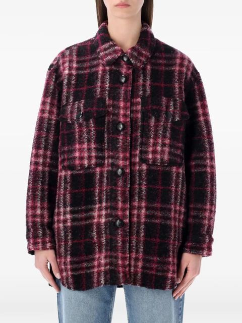 MARANT ÉTOILE checked overshirt - Black - zdjęcie produktu nr 1