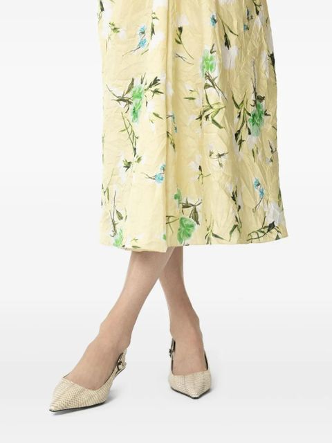 Jimmy Choo 50mm snakeskin-texture slingback pumps - ROCCIA - zdjęcie produktu nr 2