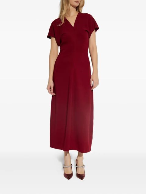 ANINE BING Zadig V-neck midi dress - Red