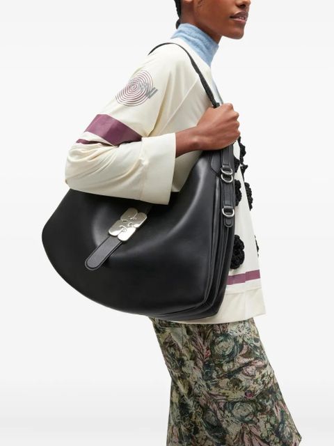 GANNI hardware-detail shoulder bag - Black - zdjęcie produktu nr 2