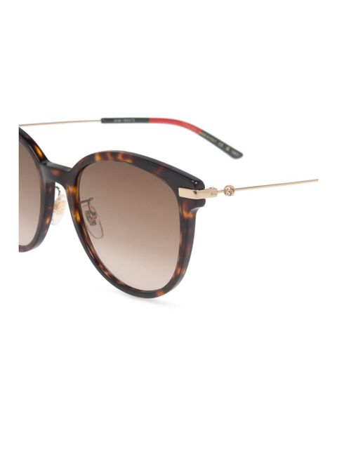 Gucci Eyewear cat-eye frame sunglasses - Brown