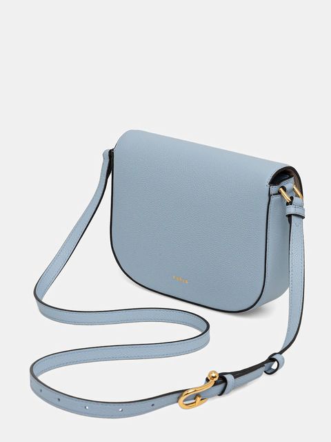 Furla torebka skórzana Moonlight S kolor niebieski WB01887 BX3036 CDZ00 - zdjęcie produktu nr 2