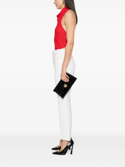 TOM FORD croc-embossed leather shouder bag - Black - zdjęcie produktu nr 2