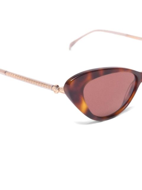 Maje cat-eye frame sunglasses - Brown