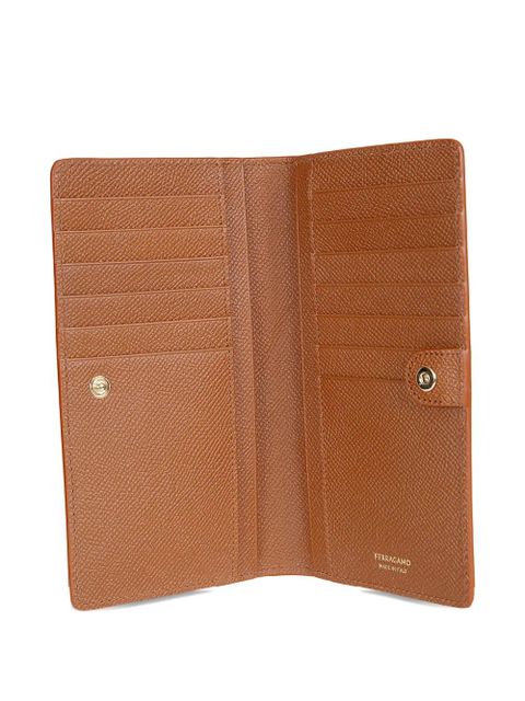 Ferragamo Gancini leather wallet - Neutrals