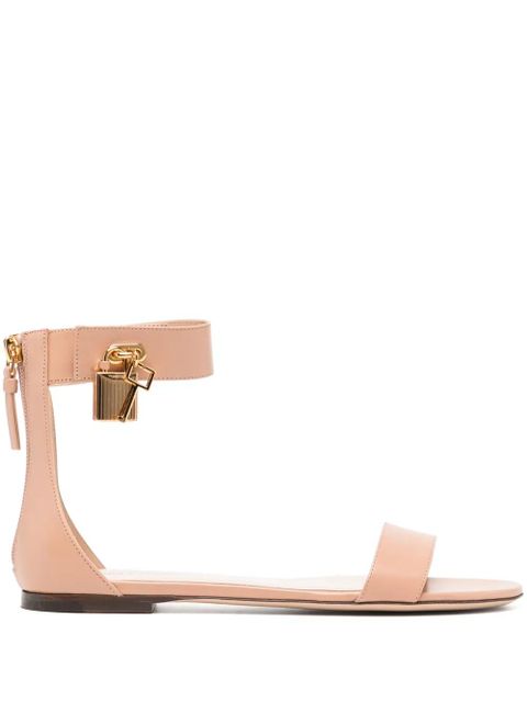 TOM FORD leather sandals - Neutrals - zdjęcie produktu nr 1